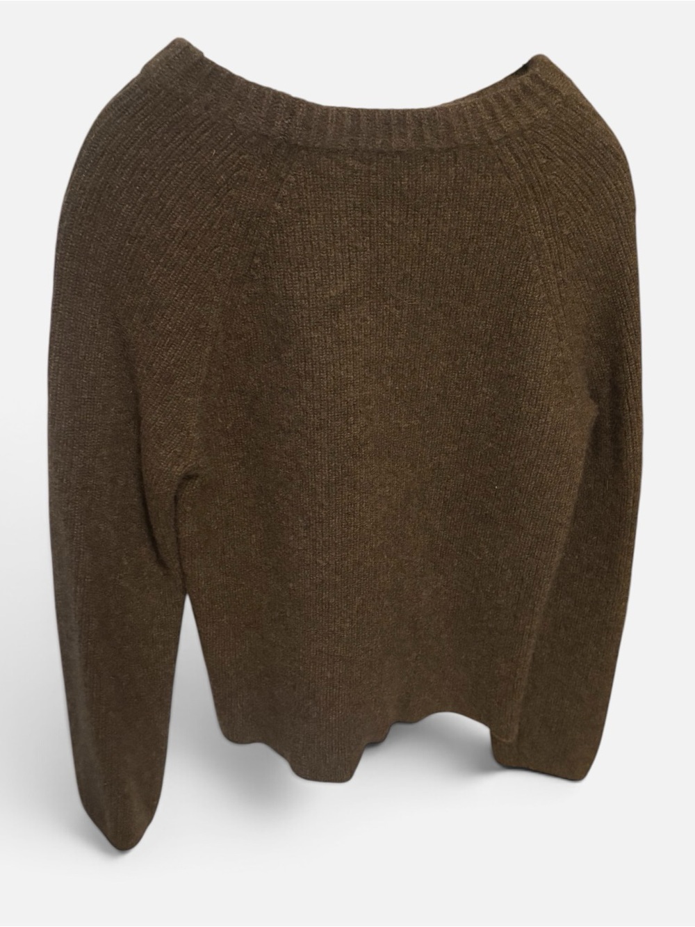 Quince Mongolian Cashmere Fisherman’s Sweater in Chocolate Brown